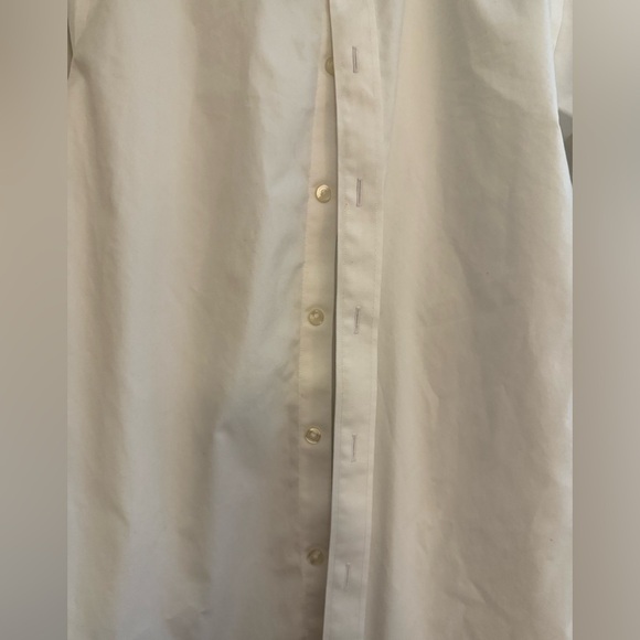 UNTUCKit Crisp White Dress Shirt size Large 100% cotton slim fit wrinkle free - Picture 5 of 6